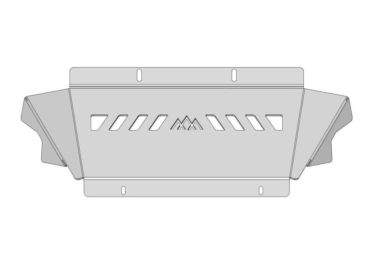 BACKWOODS ADVENTURE MODS | 4Runner 5th Gen 2010-On Aluminum Connector Skid Plate (BWT4R5-8915-P)