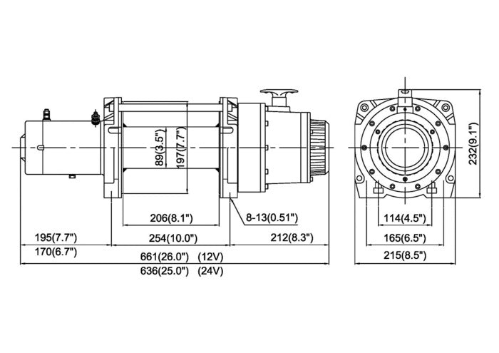 COMEUP WINCH | DV-12 12V