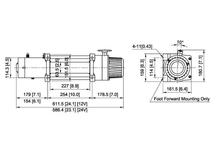 COMEUP WINCH | DV-12 LITE 12V