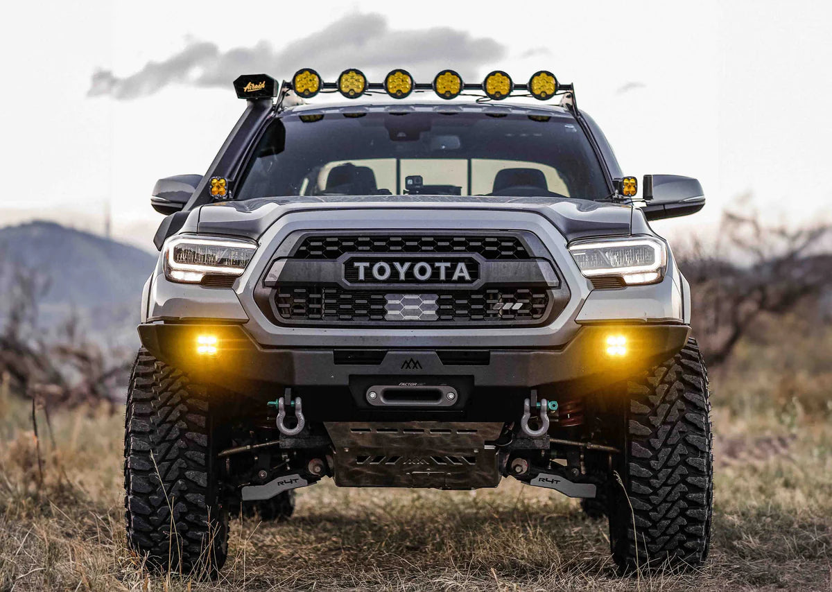 BACKWOODS ADVENTURE MODS | Tacoma 3rd Gen 2016-2023 Hi-Lite Overland Front Bumper No Bull Bar (BWTY3T-103XXBBB)