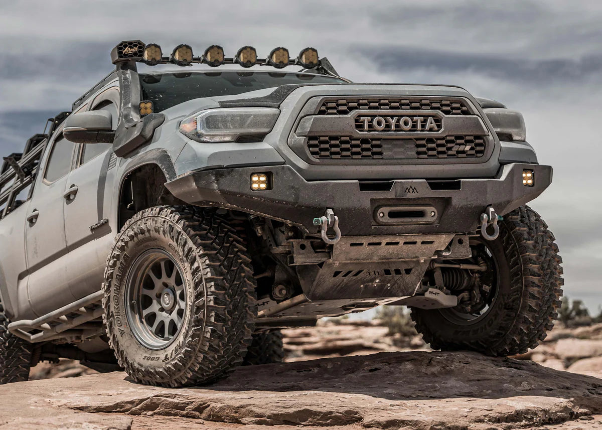 BACKWOODS ADVENTURE MODS | Tacoma 3rd Gen 2016-2023 Hi-Lite Overland Front Bumper No Bull Bar (BWTY3T-103XXBBB)