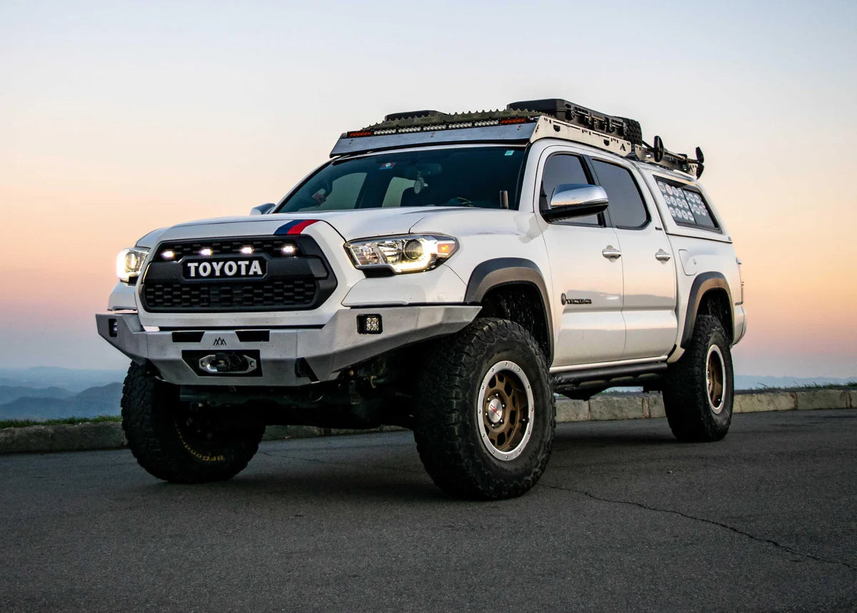 BACKWOODS ADVENTURE MODS | Tacoma 3rd Gen 2016-2023 Hi-Lite Overland Front Bumper No Bull Bar (BWTY3T-103XXBBB)