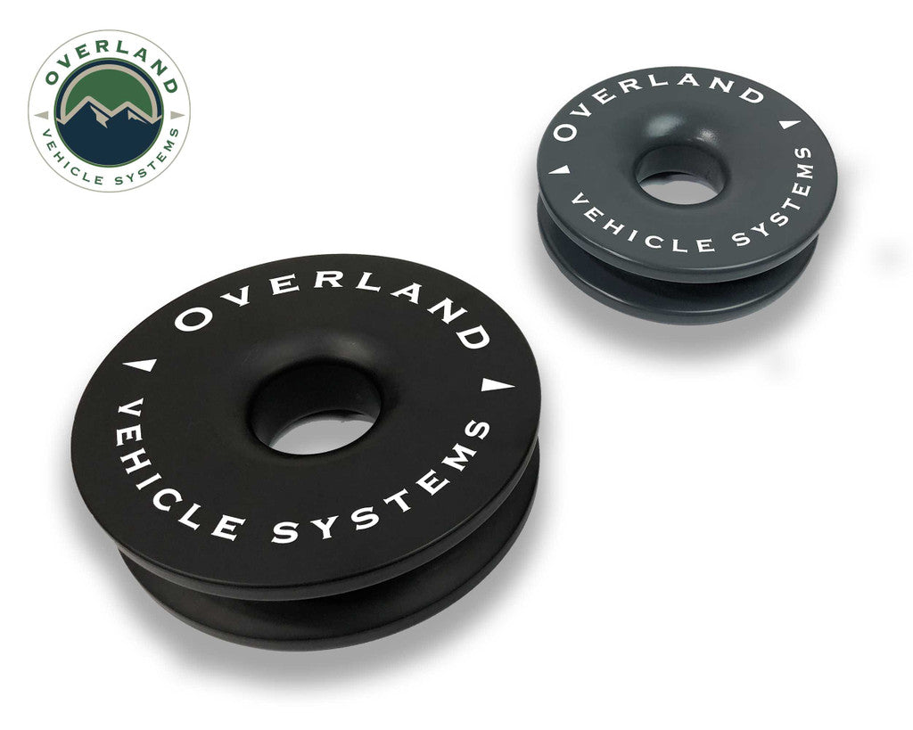 OVERLAND VEHICLE SYSTEMS | Recovery Ring 6.25" 45,000 lb. Black With Storage Bag Universal (19240004)