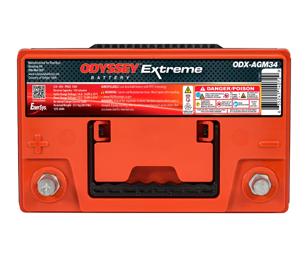 ODYSSEY BATTERY | ODX-AGM34