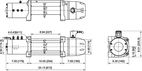COMEUP WINCH | SEAL Slim 12.5rs 12V, W/ Synthetic Rope & Wireless Remote