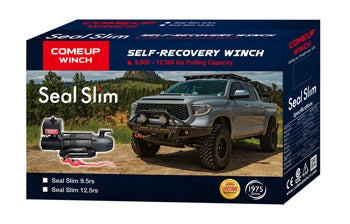 COMEUP WINCH | SEAL Slim 12.5rs 12V, W/ Synthetic Rope & Wireless Remote