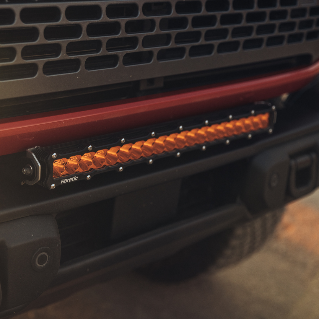 HERETIC STUDIO | Ford Bronco 2021-Current 20" LED Capable Bumper Light Bar
