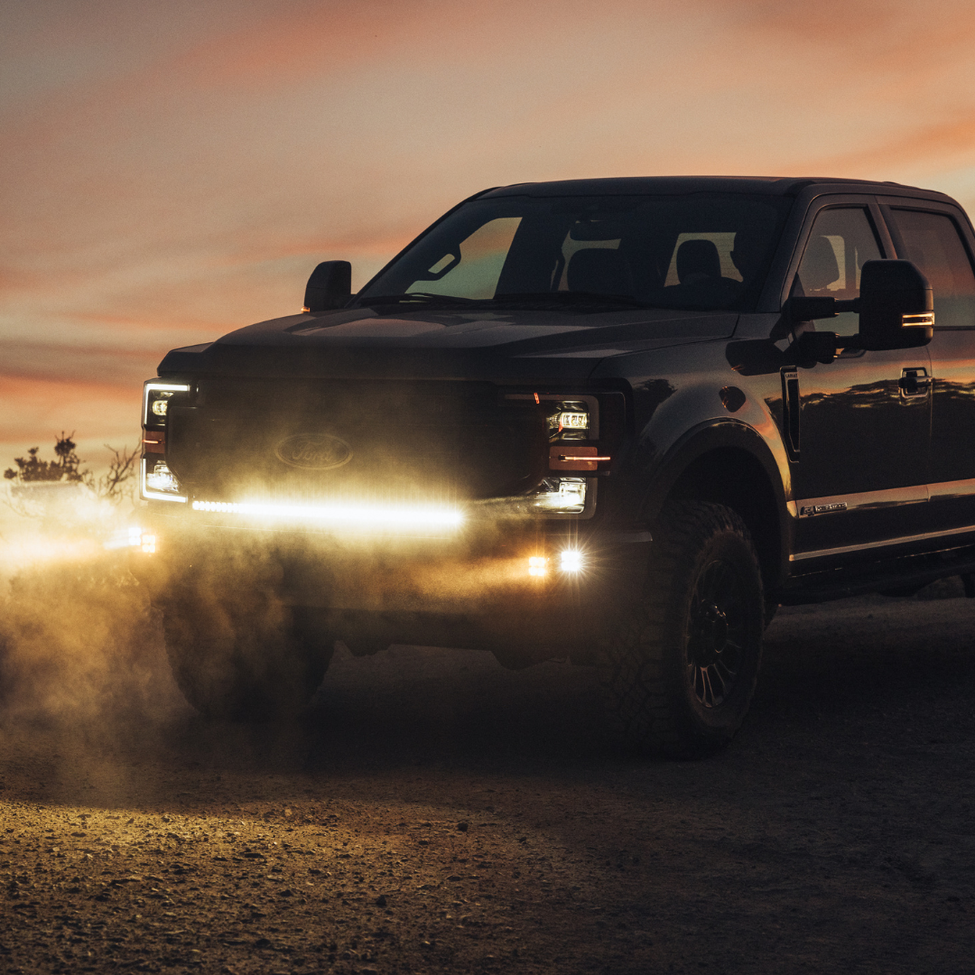 HERETIC STUDIO | Ford F-350 & 250 2020-Current 40" Curved LED Bumper Light Bar