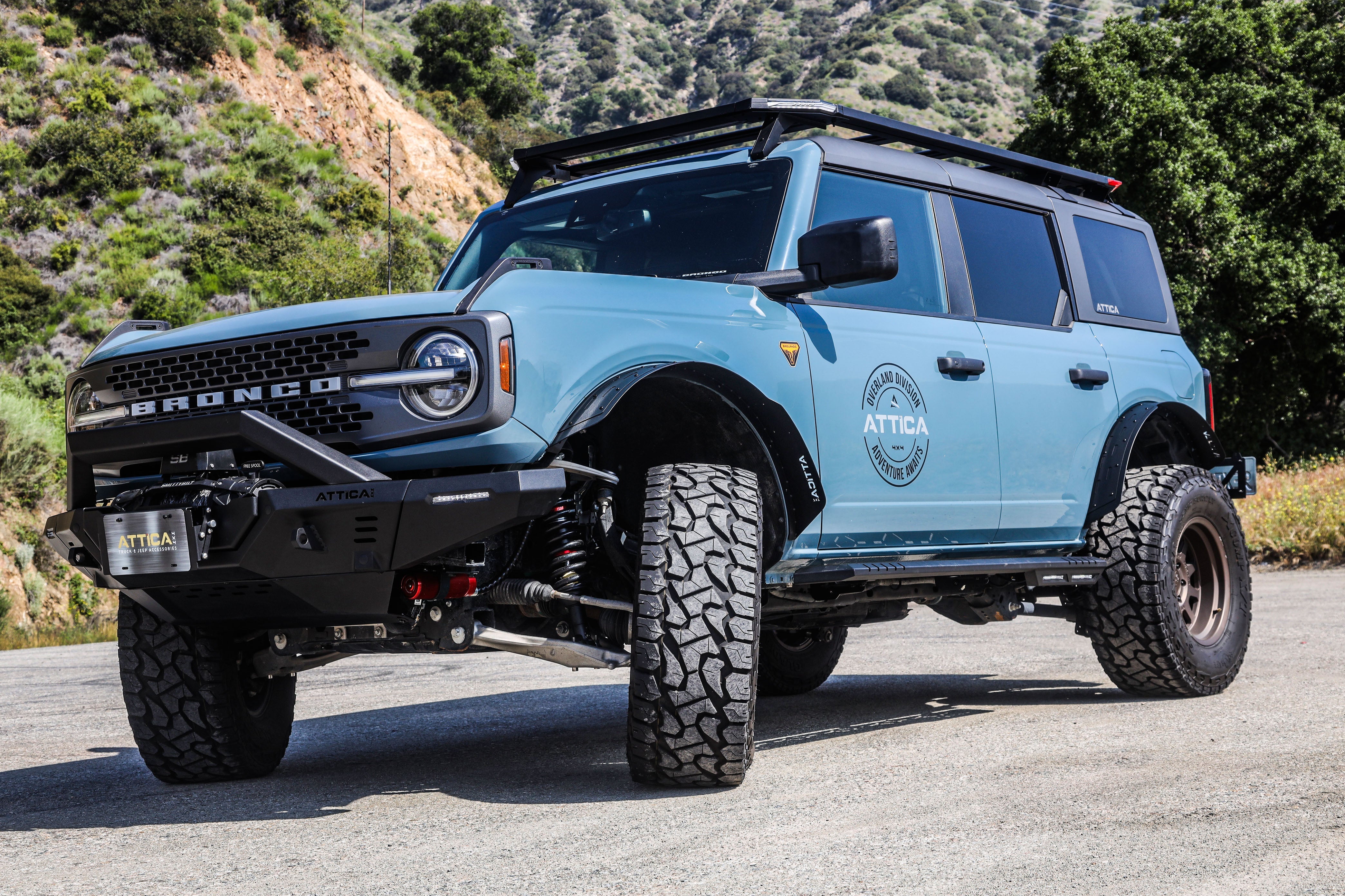 ATTICA 4x4 | Ford Bronco (2021-2025) Frontier Series Side Steps (ATTFB01C103-BX)