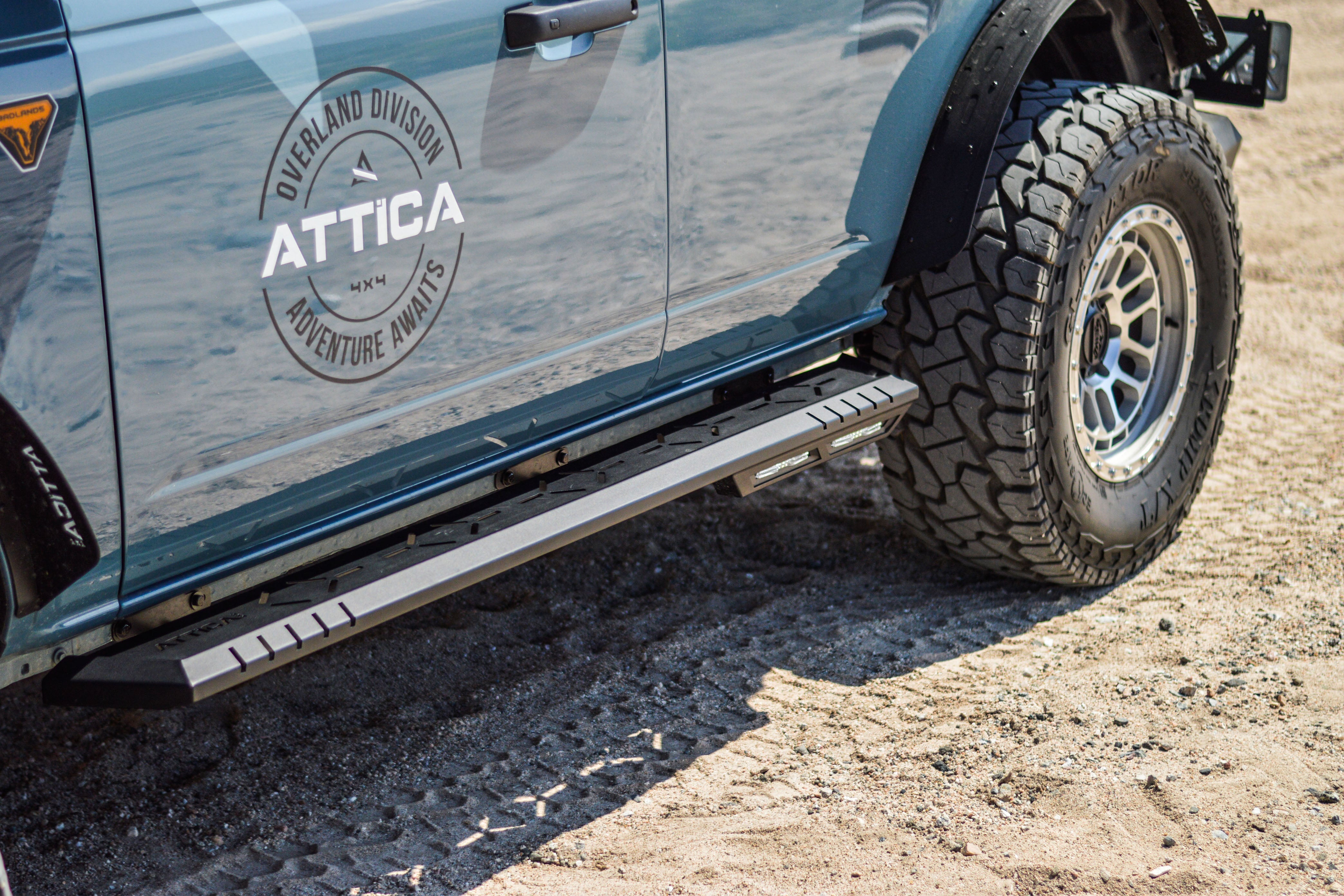 ATTICA 4x4 | Ford Bronco (2021-2025) Frontier Series Side Steps (ATTFB01C103-BX)