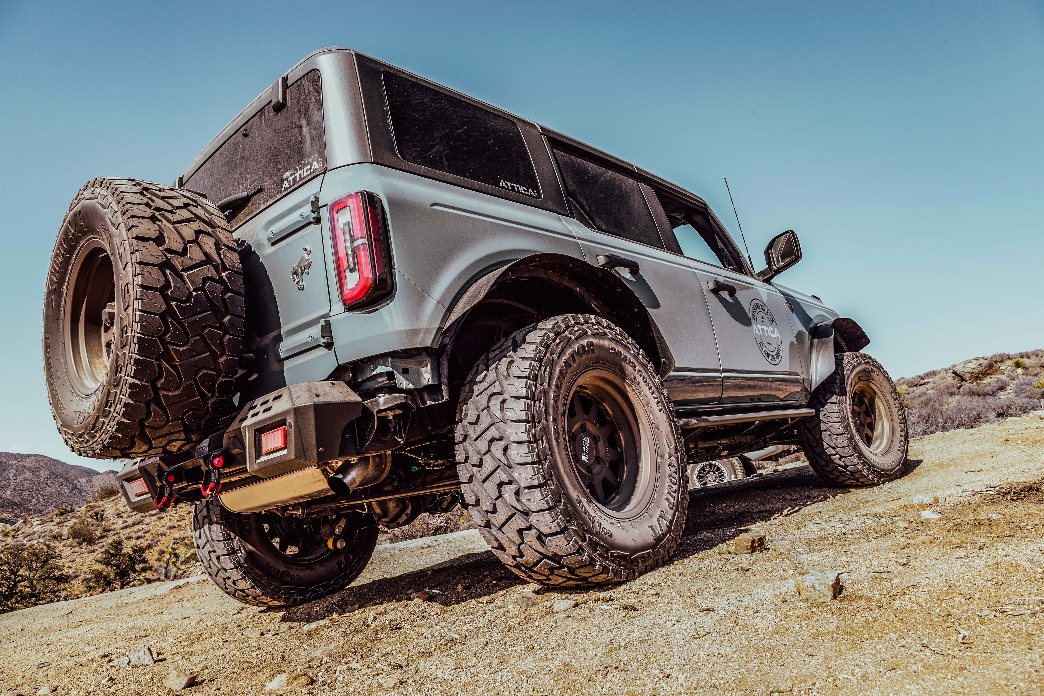 ATTICA 4x4 | Ford Bronco (2021-2025) Terra Series Rear Fender Flares (ATTFB01H101-BX-R)