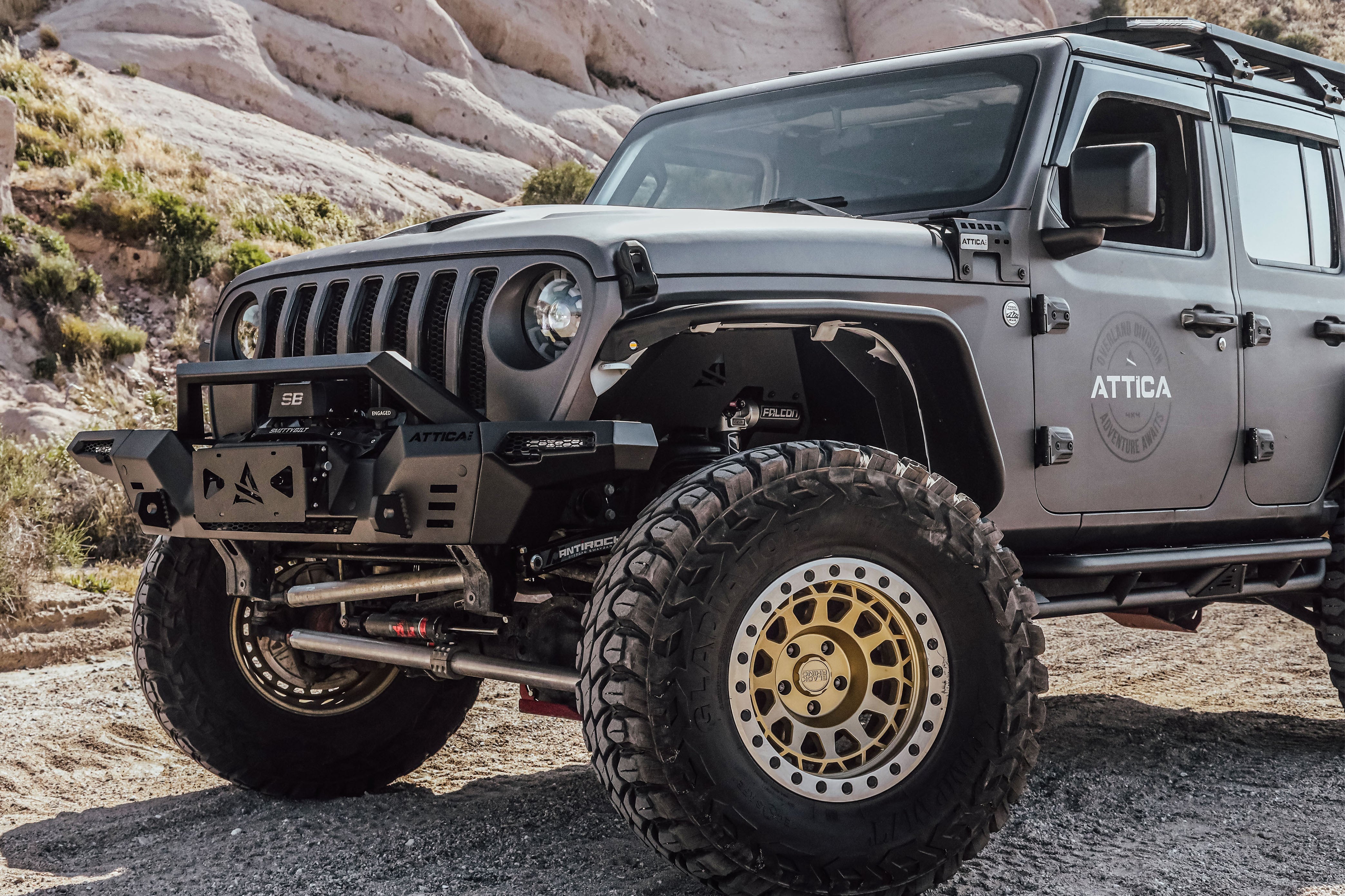 ATTICA 4x4 | Jeep Wrangler JL (2018-2024) Frontier Series Front Bumper (ATTJL01A110-BX)