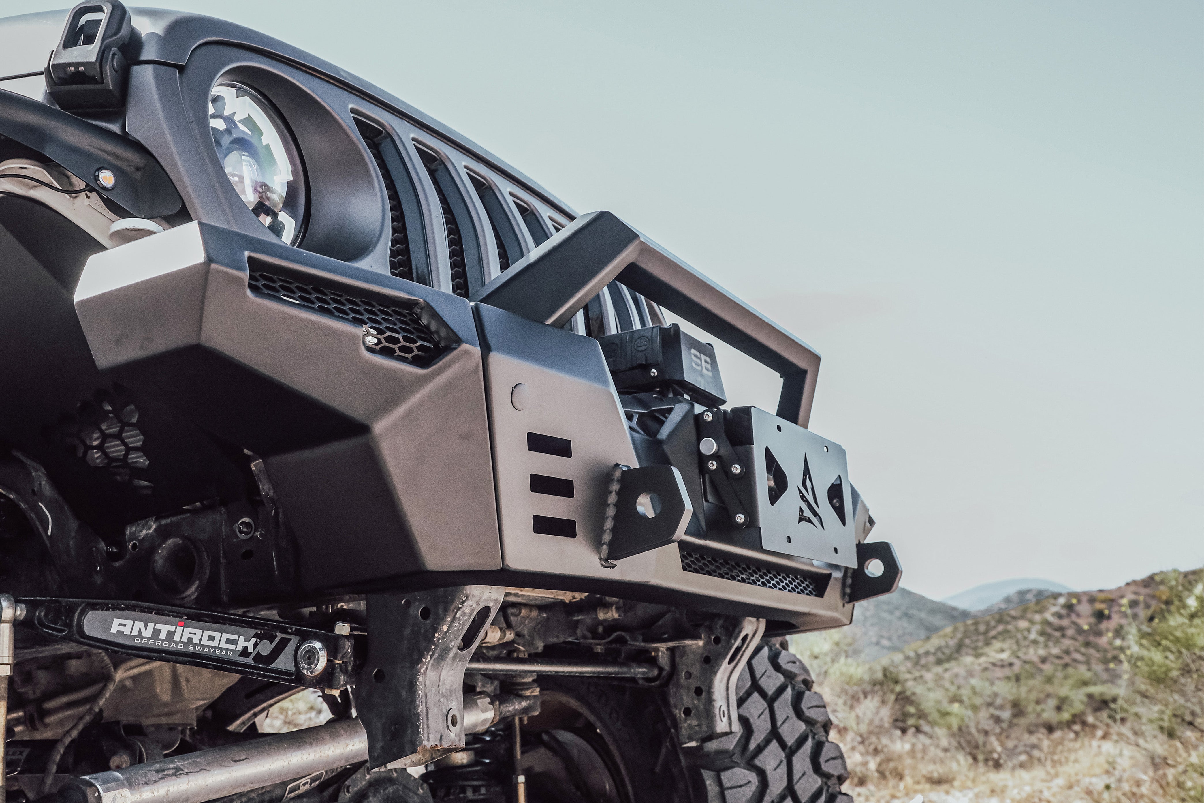 ATTICA 4x4 | Jeep Wrangler JL (2018-2024) Frontier Series Front Bumper (ATTJL01A110-BX)