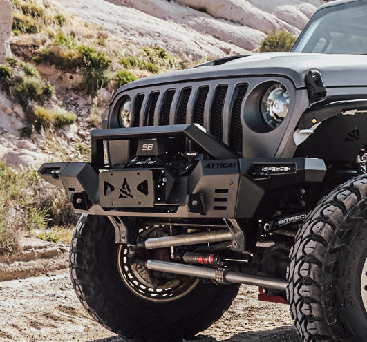 ATTICA 4x4 | Jeep Wrangler JL (2018-2024) Frontier Series Front Bumper (ATTJL01A110-BX)