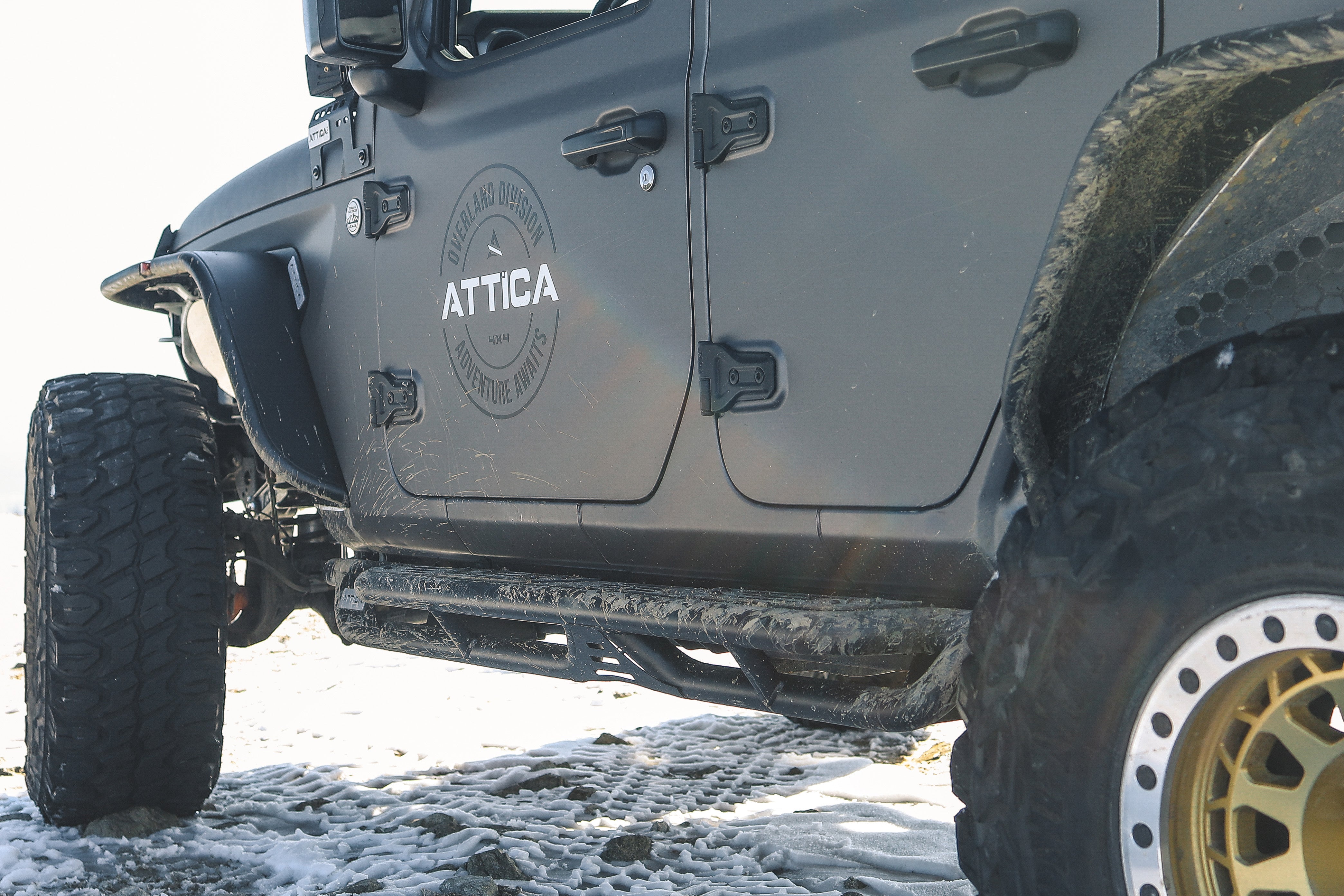 ATTICA 4x4 | Jeep Wrangler JL (2018-2024) Terra Series Side Steps (ATTJL02C109-BX)
