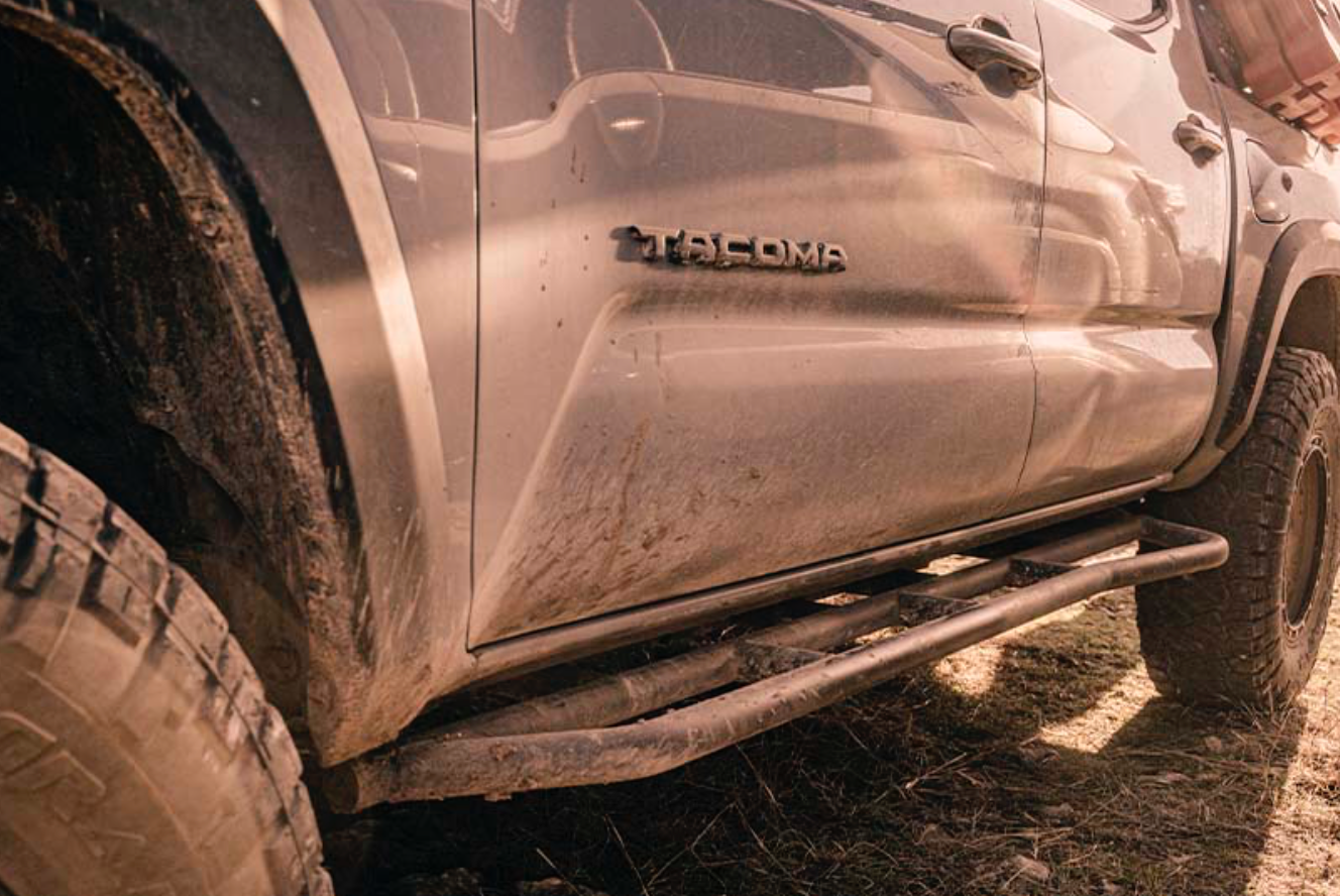 CALI RAISED | Tacoma 3rd & 2nd Gen 2005-2023 Step Edition Rock Slider