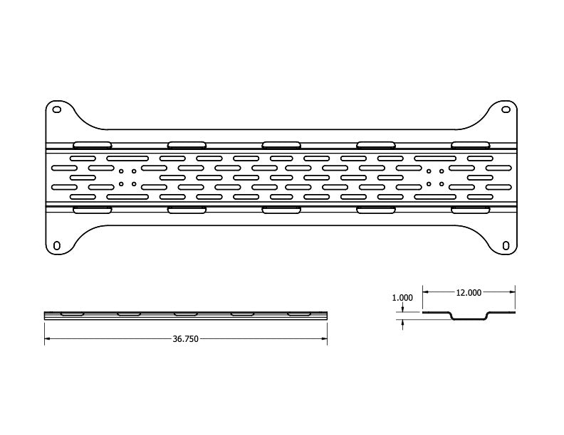 OVERLAND KITTED | Universal Mounting Plate