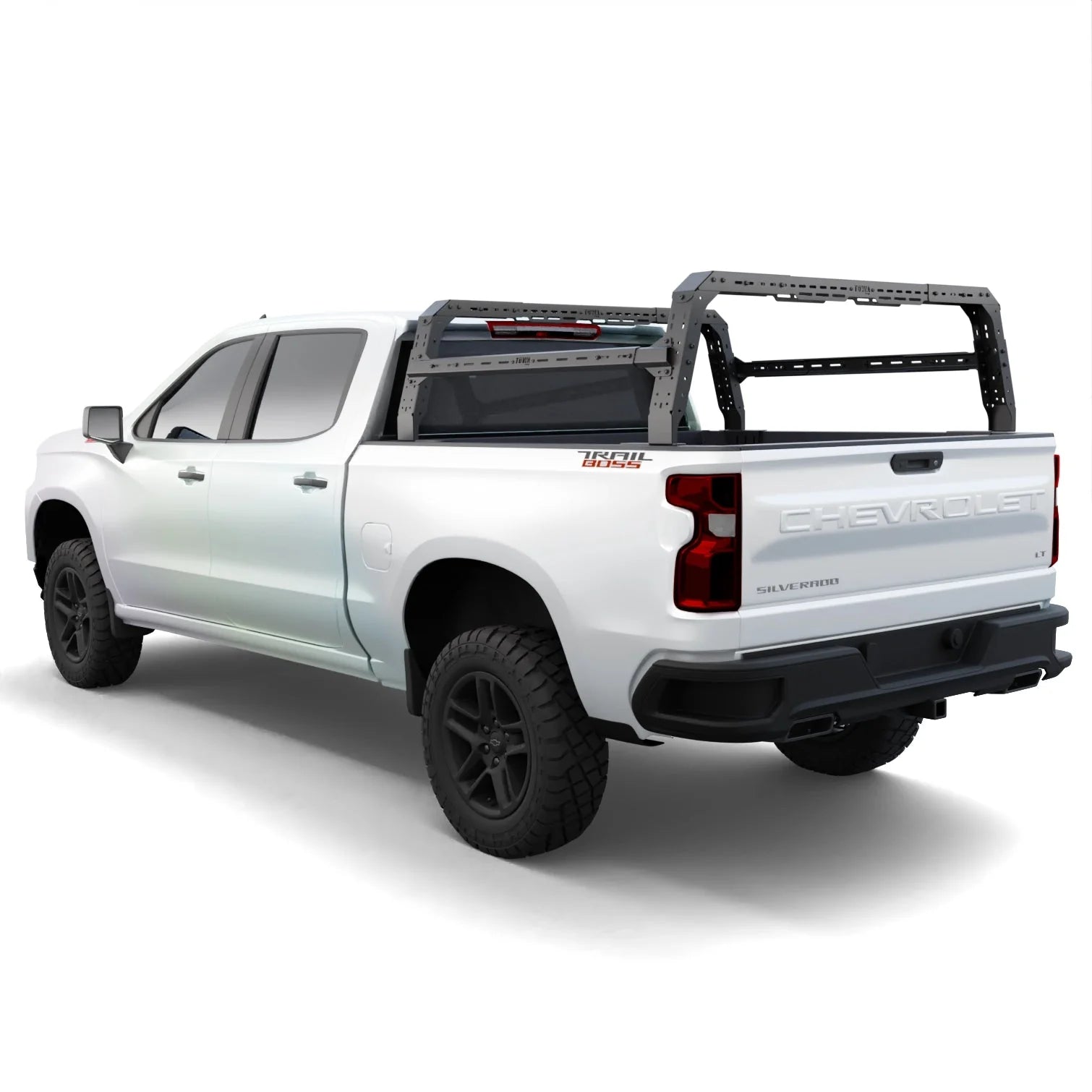 Chevrolet Silverado 1500 / 2500 4CX Series Shiprock Height Adjustable Bed Rack Truck Bed Cargo Rack System TUWA PRO®️
