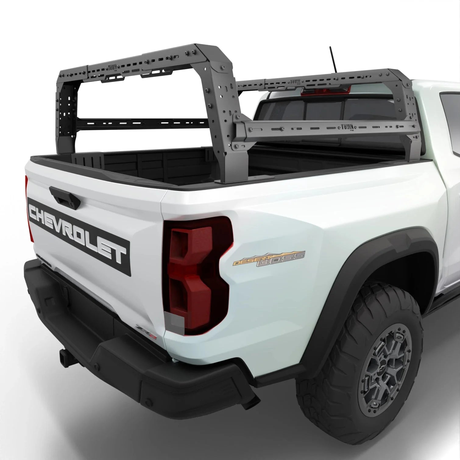 Chevy Colorado 4CX Series Shiprock Height Adjustable Bed Rack Truck Bed Cargo Rack System TUWA PRO®️