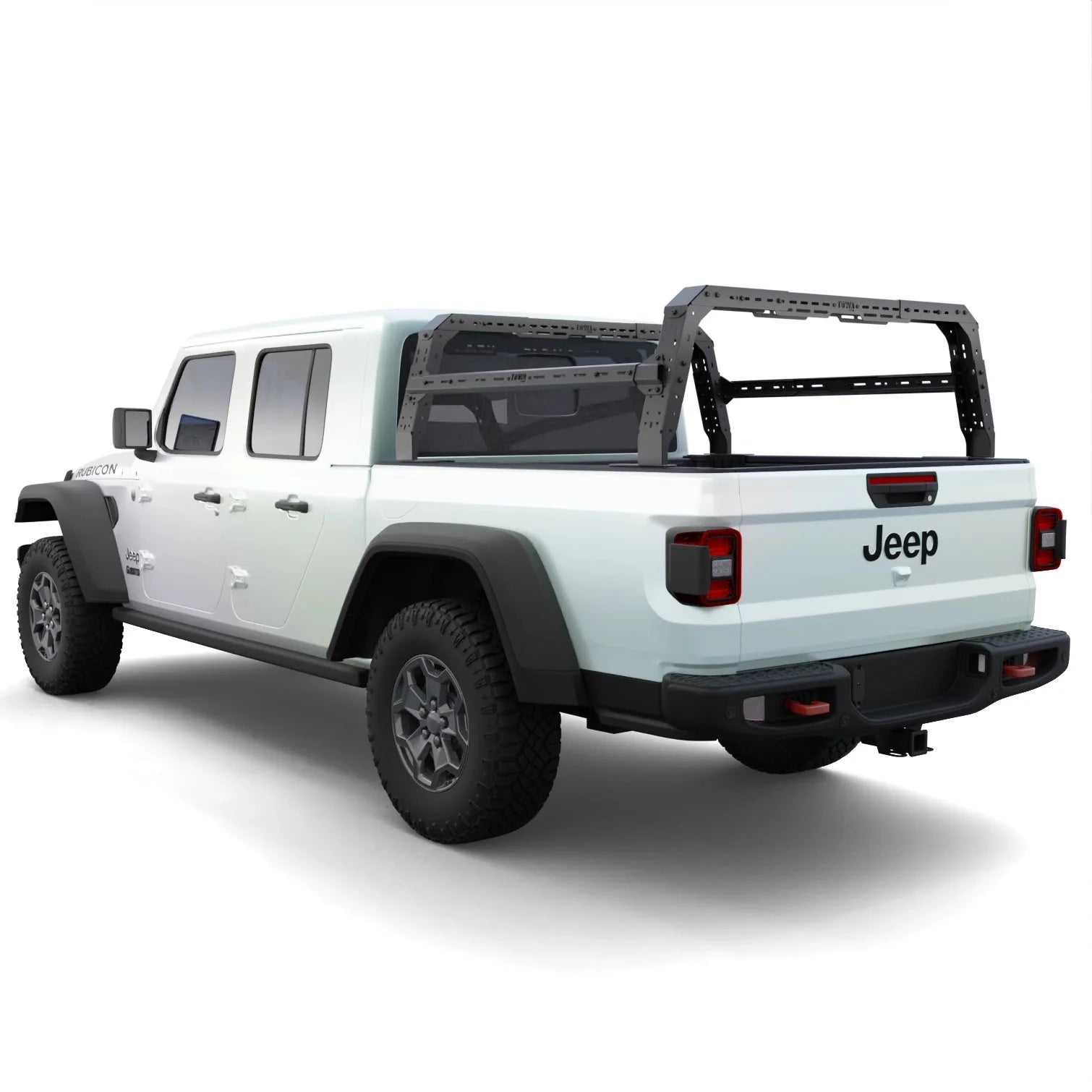 Jeep Gladiator 4CX Series Shiprock Height Adjustable Bed Rack Truck Bed Cargo Rack System TUWA PRO®️