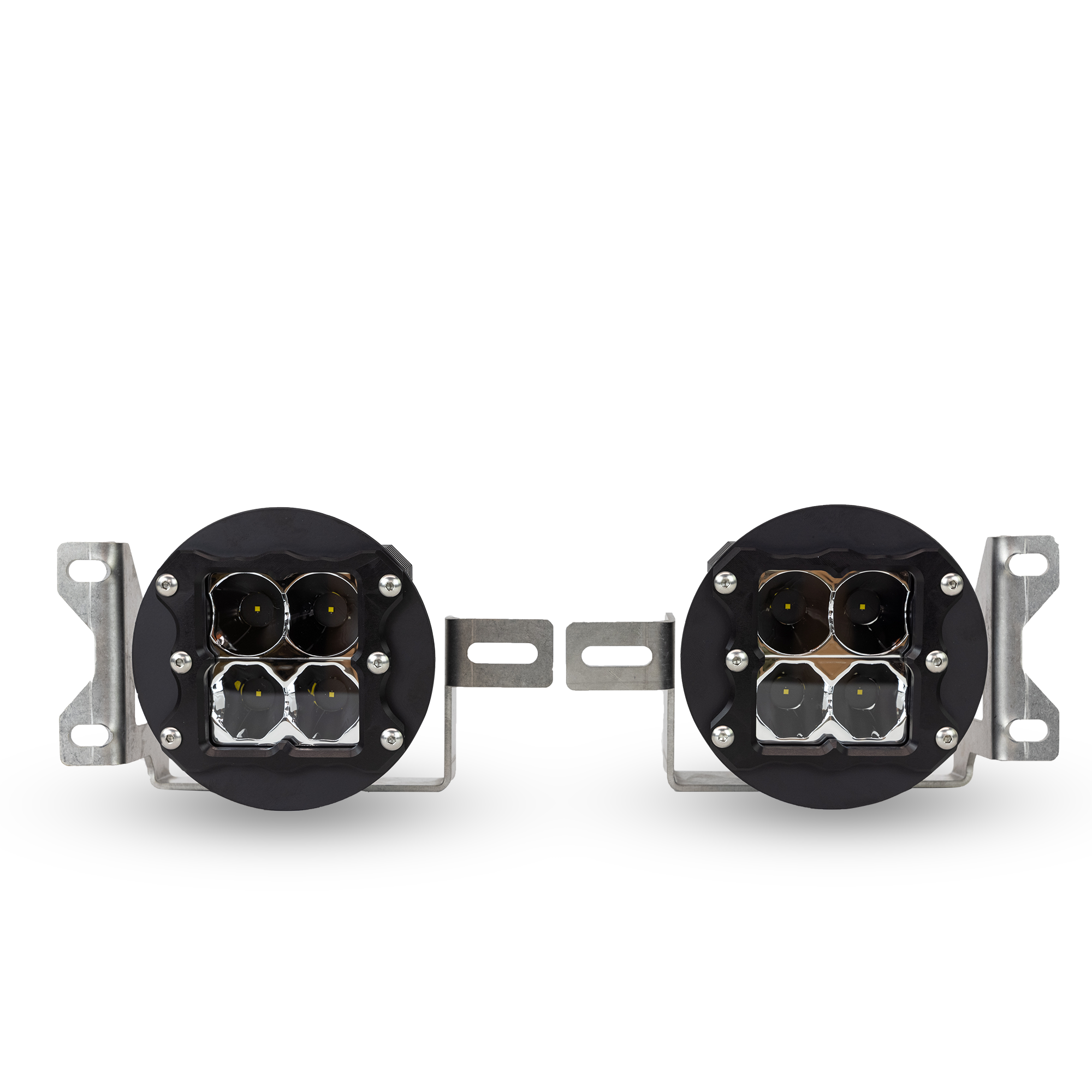 HERETIC STUDIO | Jeep Wrangler Rubicon LED Fog Light Kit 2018-2020 Plastic Bumper