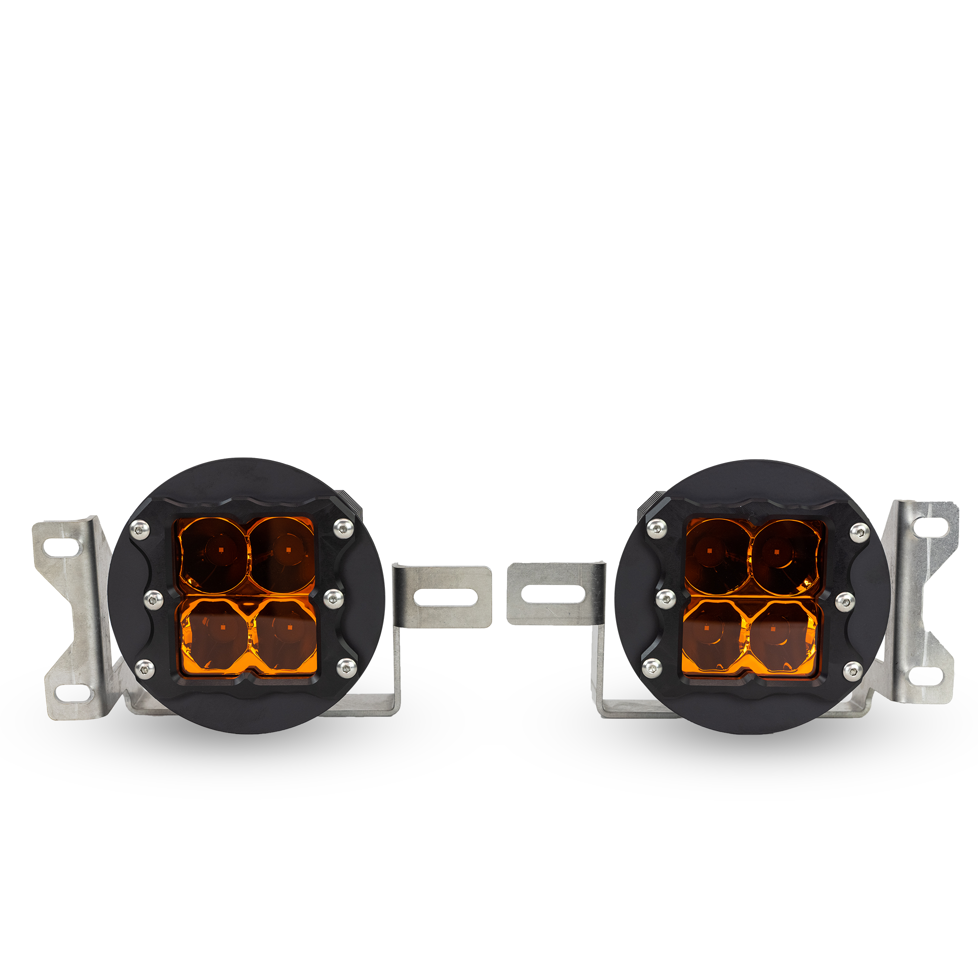 HERETIC STUDIO | Jeep Wrangler Rubicon LED Fog Light Kit 2018-2020 Plastic Bumper