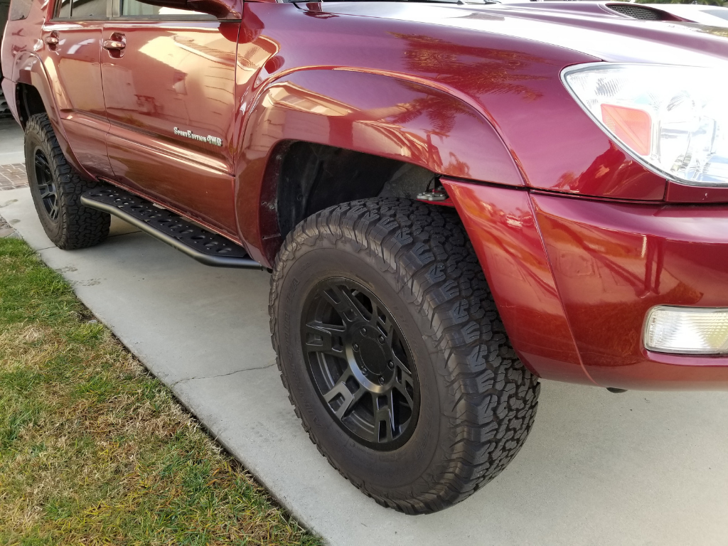 CALI RAISED | 4Runner 4th Gen 2003-2009 Bolt On Rock Sliders Step Edition