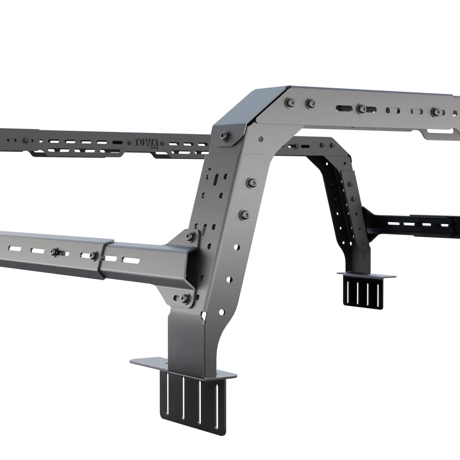 Toyota Tacoma 4CX Series Shiprock Height Adjustable Bed Rack Truck Bed Cargo Rack System TUWA PRO®️