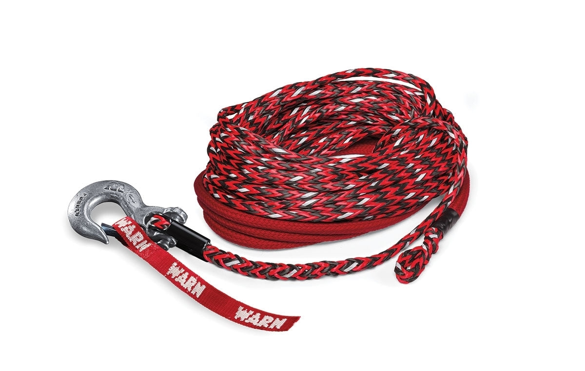 WARN INDUSTRIES | 80'X3/8" Spydura Nightline Synthetic Rope Assembly With Hook