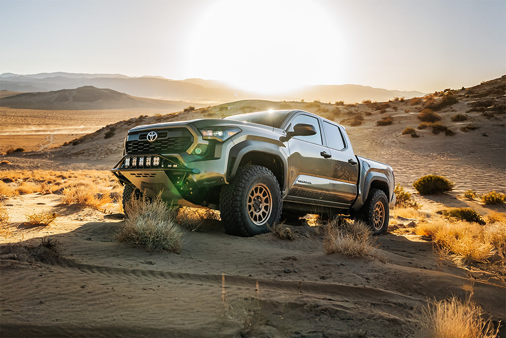 TOTAL CHAOS FABRICATION | Tacoma 4th Gen (2024 - Present) Mid Travel Lift Kit W - Front & Rear 2.5 Inch Diameter Adjustable King Shocks (24-25-K3A) - (Call To Order)