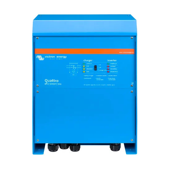 VICTRON ENERGY | Quattro Inverter & Charger 48V DC, 120V AC Output (1016017)