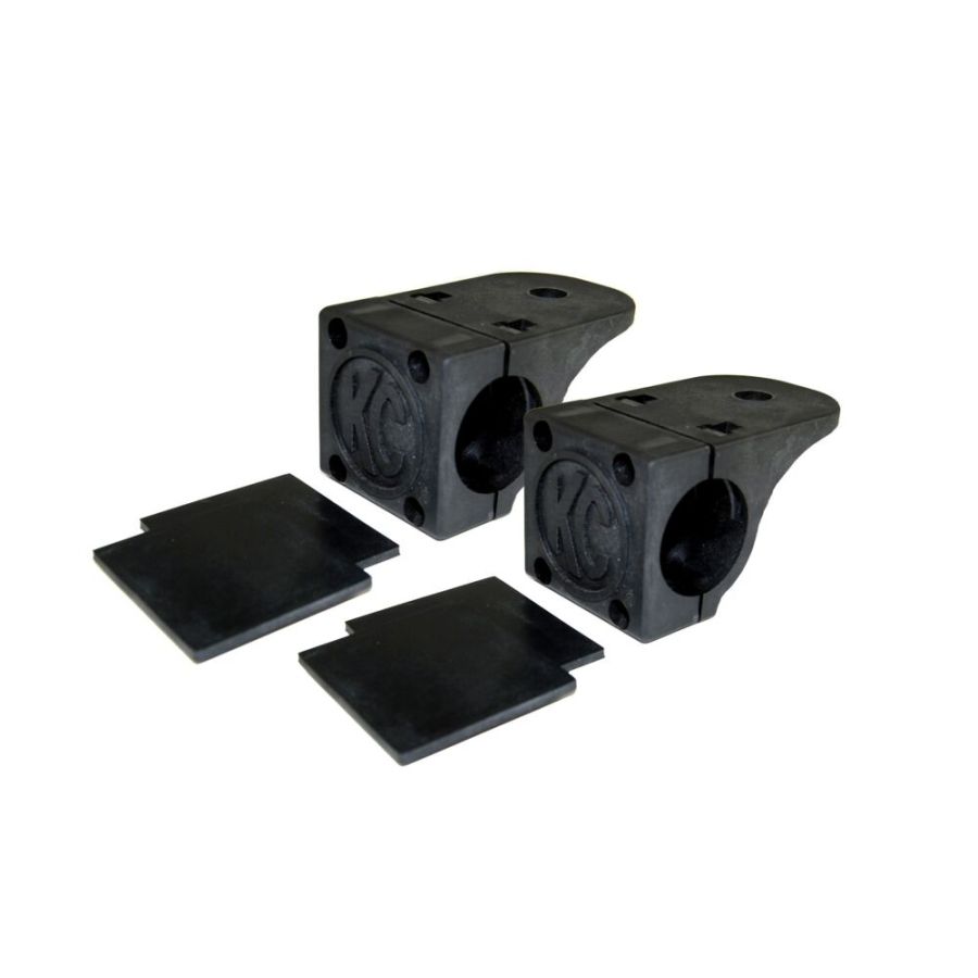 KC HILITES | KC Universal Tube Clamp Light Mount Bracket Set for .75" to 3.0" Round Light Bars
