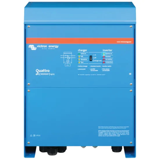 VICTRON ENERGY | Quattro Inverter & Charger 48V DC, 120V AC Output (1016017)