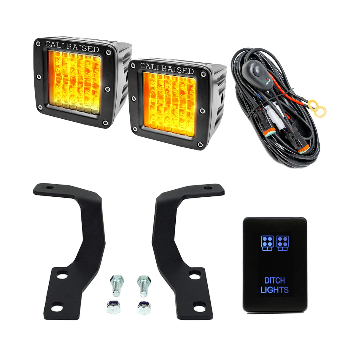 CALI RAISED | 4Runner 5th Gen (2010-2024) Low Profile LED Ditch Light Kit (CR2493)