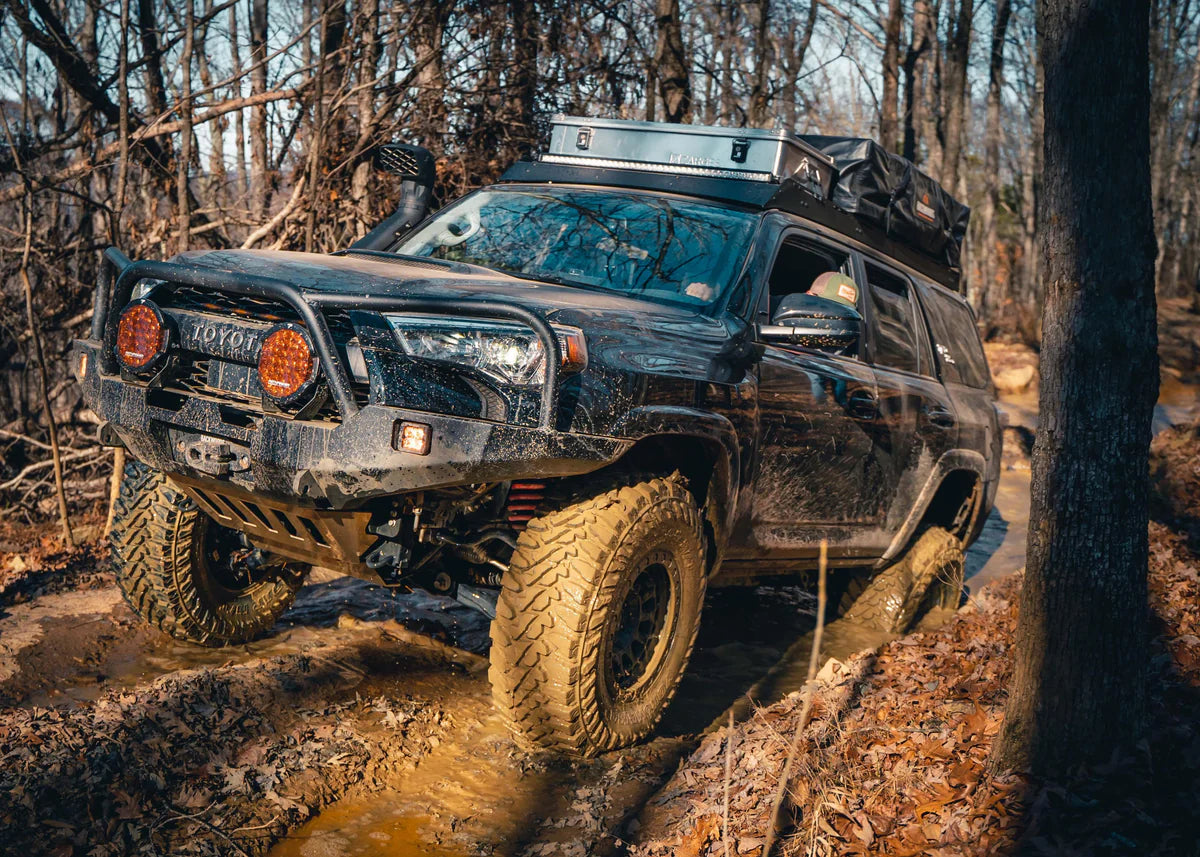 BACKWOODS ADVENTURE MODS | 4Runner 5th Gen 2010-2024 Hi-Lite Overland Front Bumper Bull Bar (BWT4R5-103FGBBB)