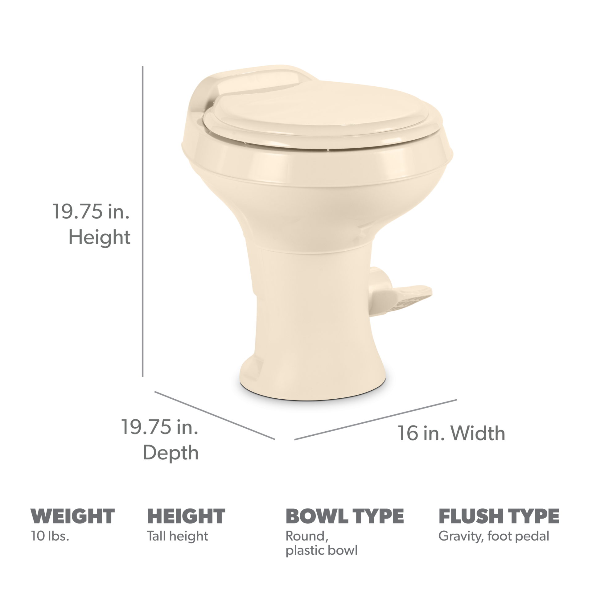 DOMETIC | RV Toilet 300 (9108765624)