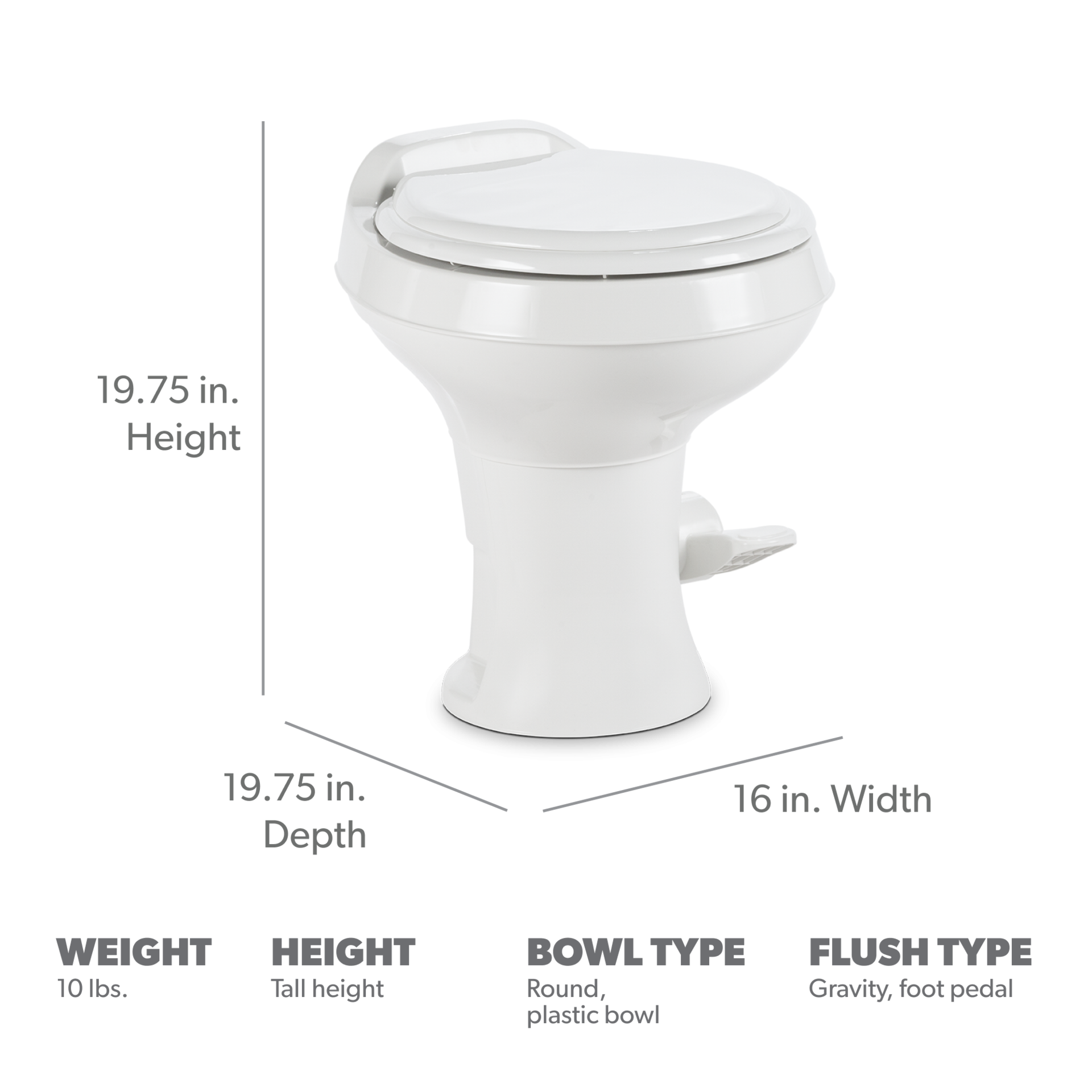 DOMETIC | RV Toilet 300 (9108765624)