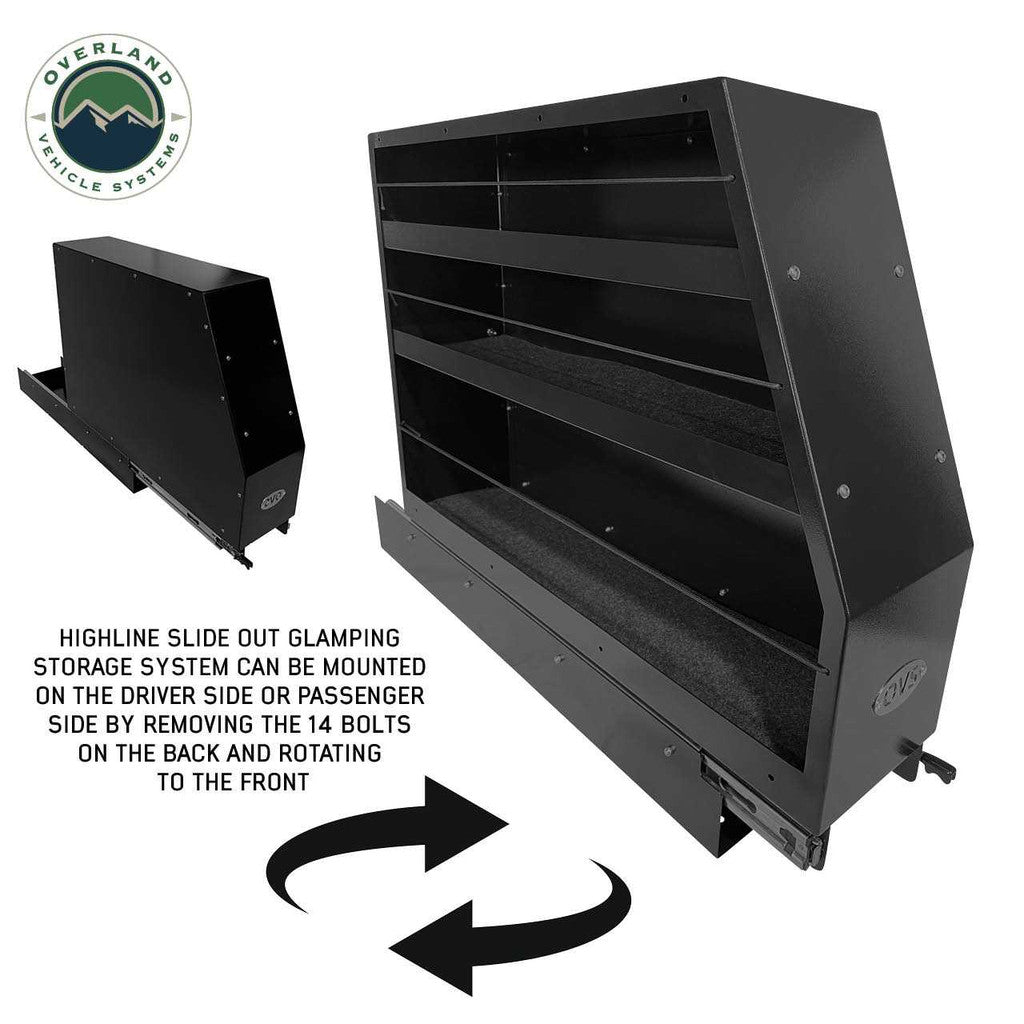 OVERLAND VEHICLE SYSTEMS | Highline Slide Out Camping Storage System (21010503)