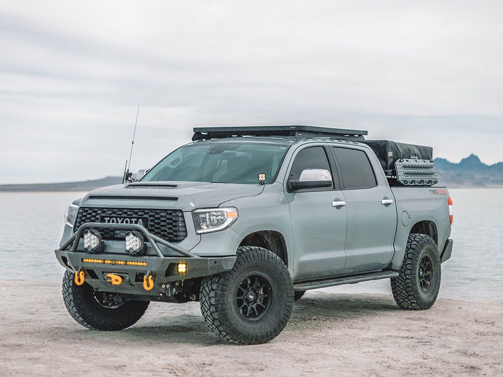 FRONT RUNNER | Tundra 3rd & 2nd Gen Crew Max 2007-2021 Slimline II Roof Rack Kit Low Profile (KRTT003T)