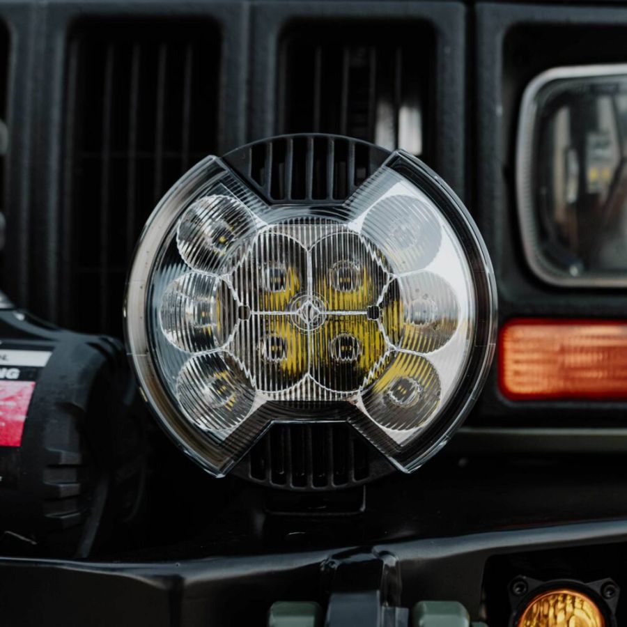 KC HILITES | SlimLite 6" Light Shield - SAE Driving Beam - Clear (5120)