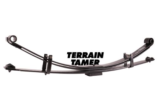 TERRAIN TAMER | Land Cruiser FJ 45 Leaf Spring Rear Parabolic Raised 50MM 0-400Kg (TLC003P)