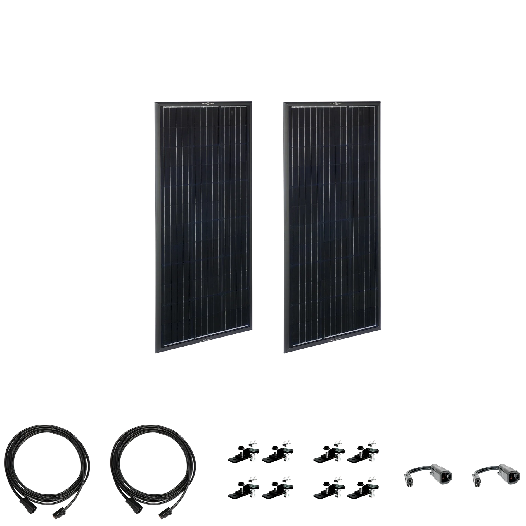 ZAMP SOLAR | Obsidian Series 200 Watt Solar Panel Kit 2x100