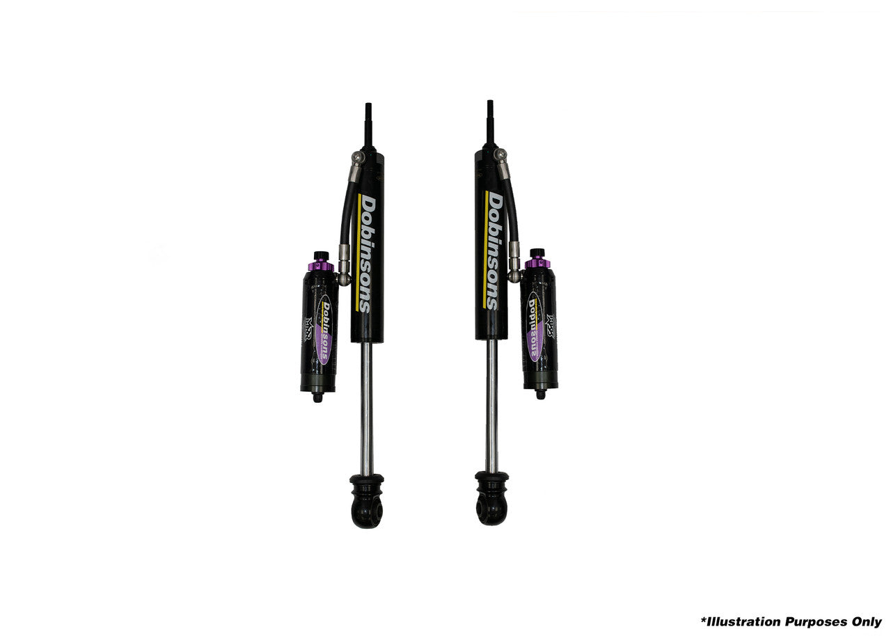 DOBINSONS | 4Runner 5th & 4th Gen & Prado 150 & 120 Series MRR 3 Way Adjustable Monotube Reservoir Rear Shocks 2.2" (MRA59-A701)