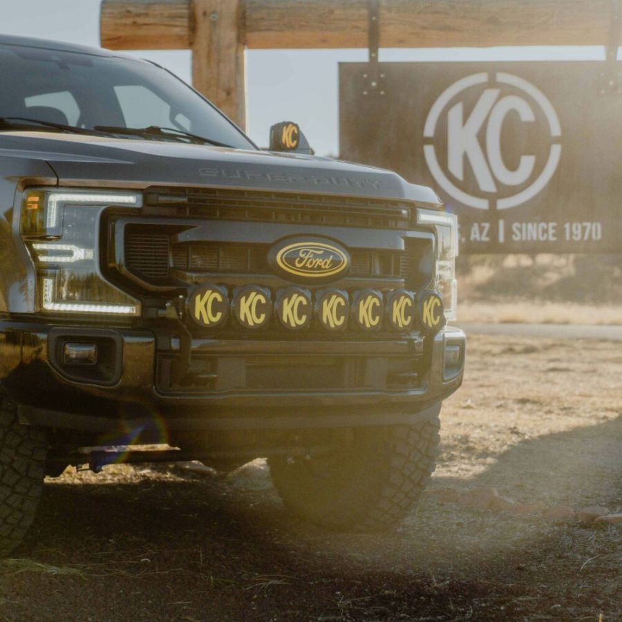 KC HILITES | Light Bar Mount - Front Bumper - GEN4-5 17-24 Ford Super Duty (7356)