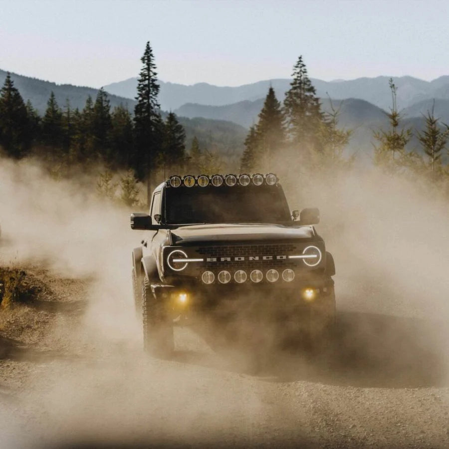 KC HILITES | FLEX ERA SAE Fog Pocket Kit - 2021-Current Ford Bronco (97168)