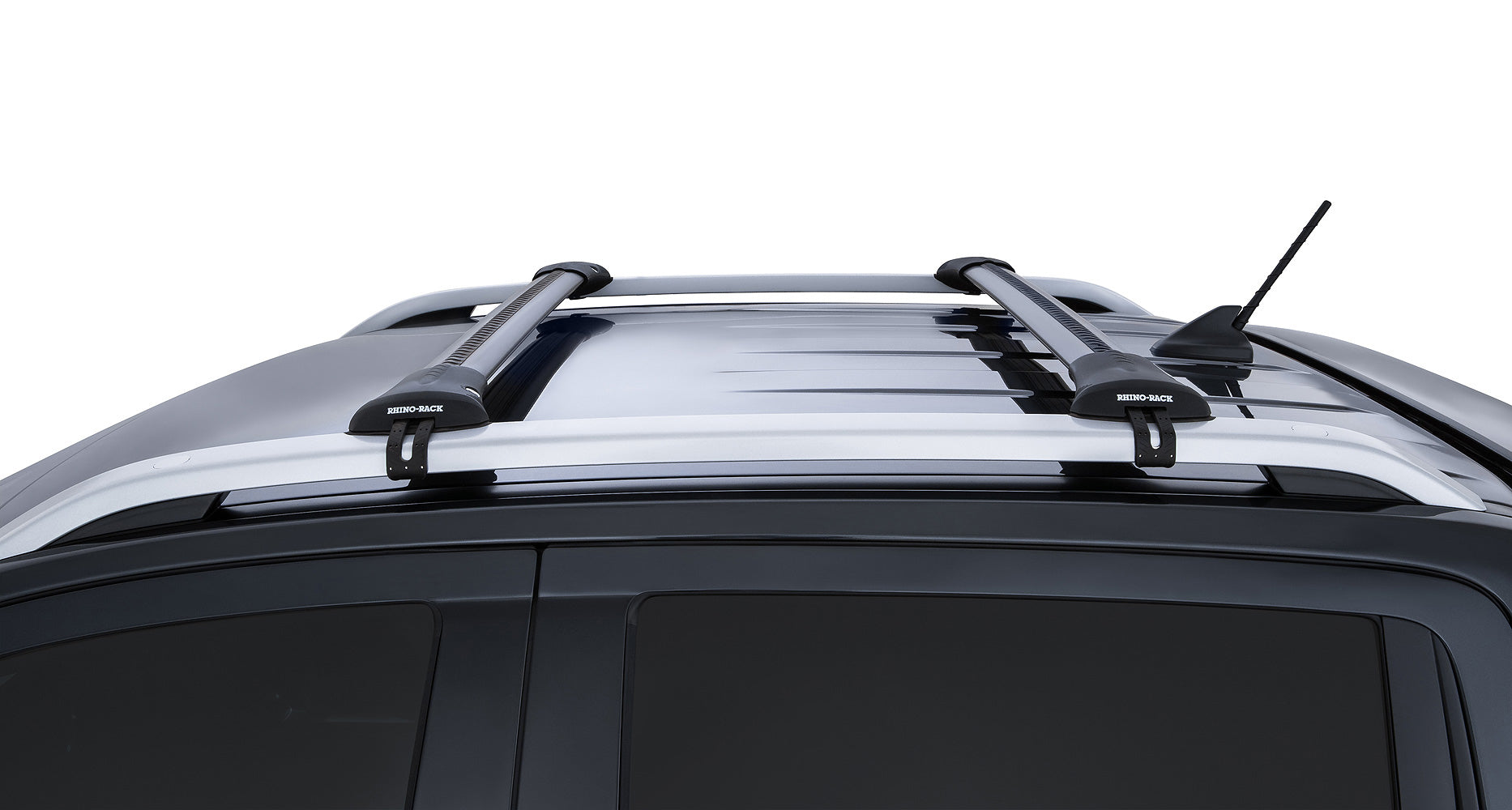 RHINO RACK | Vortex StealthBar Black 2 Bar Roof Rack (JA7971)