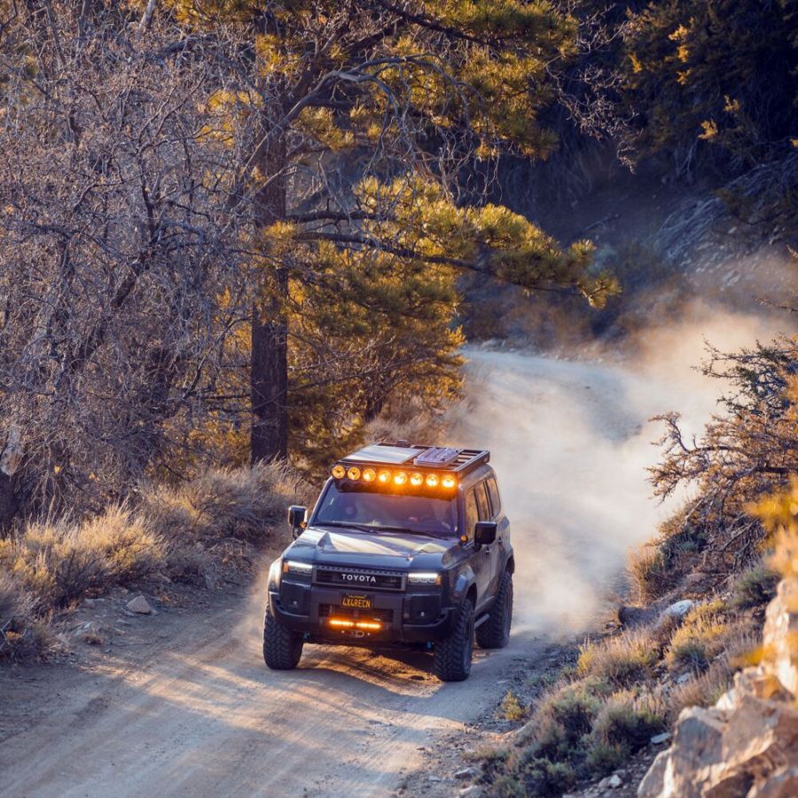 KC HILITES | Platform One Roof Rack with 360° Lighting - Landcruiser 2024-2026 (AK-92301A)