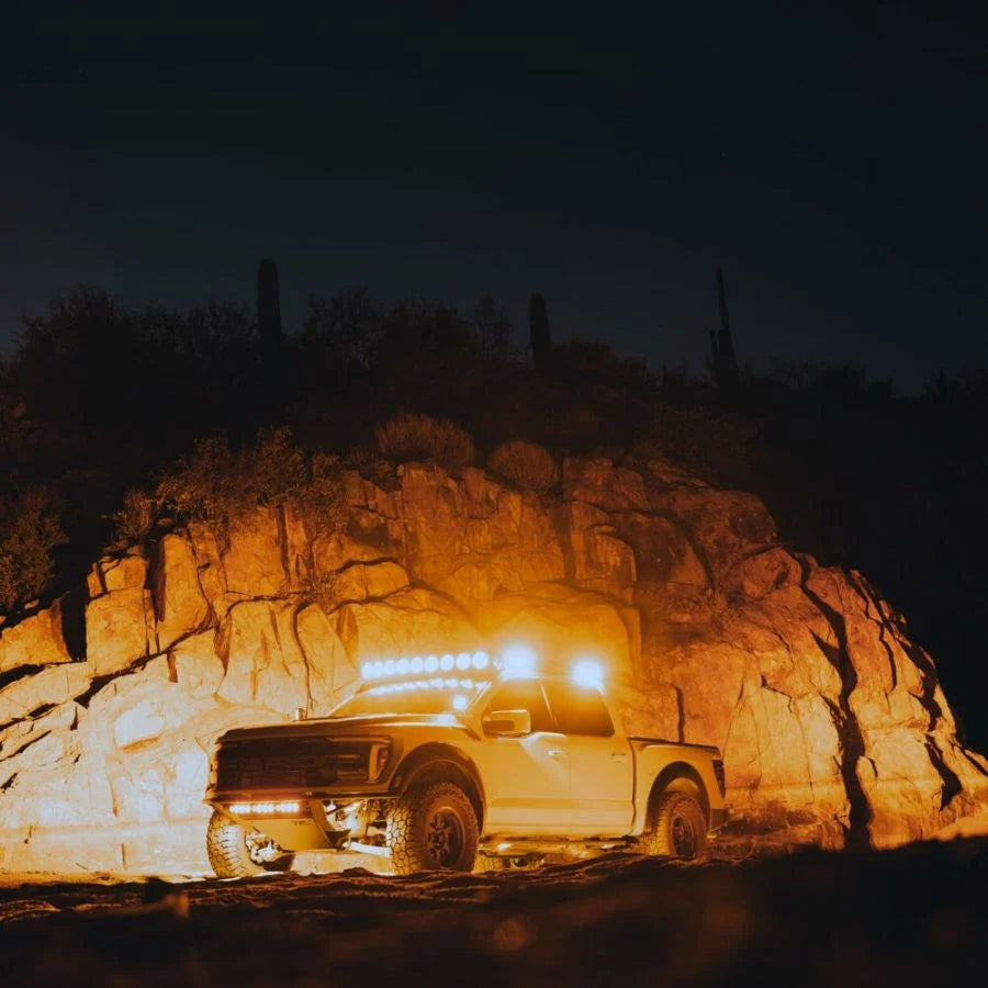 KC HILITES | Platform One Roof Rack with 360° Lighting - Ford F150/Raptor 2015-2026 (AK-92302)