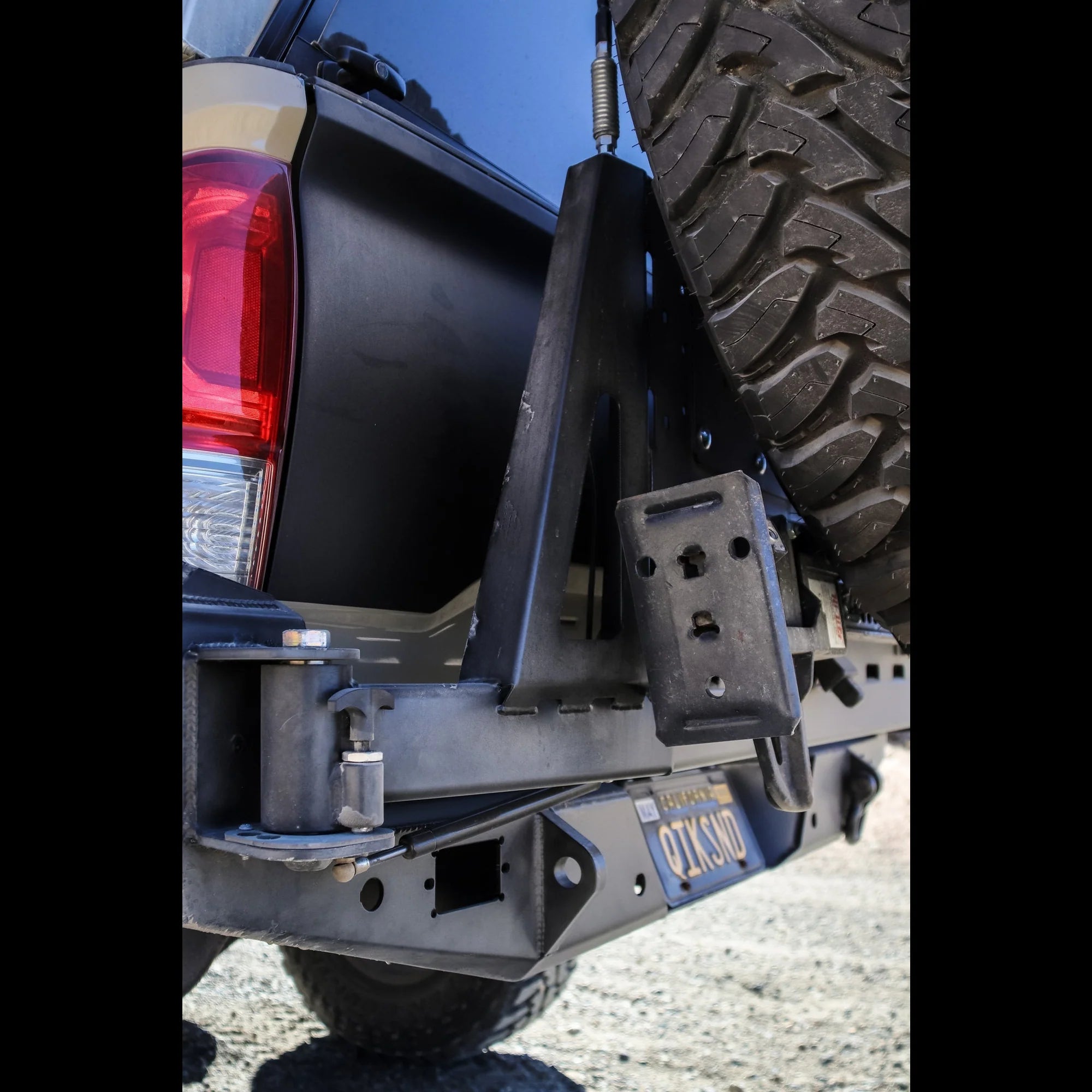 C4 FABRICATION | Tacoma 3rd Gen 2016-2023 Overland Series High Clearance Rear Bumper with Side Tubing