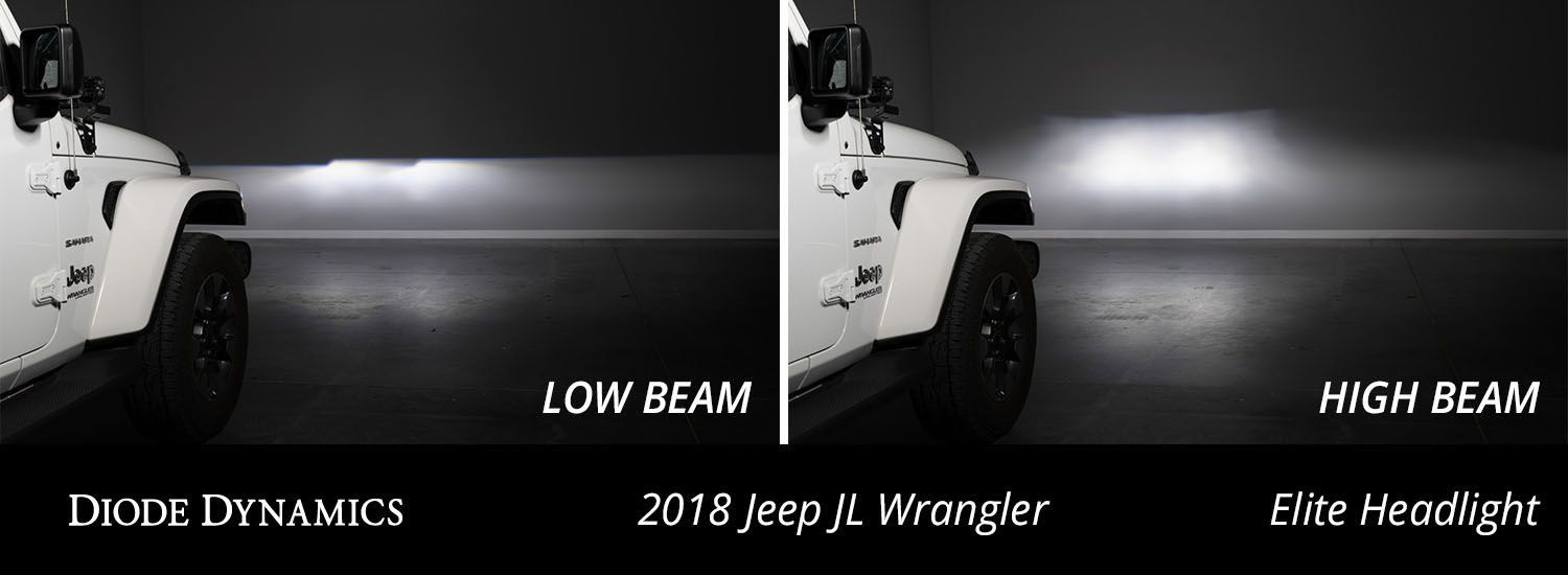 DIODE DYNAMICS | Jeep JL Wrangler 2018-2025 Elite LED Headlights